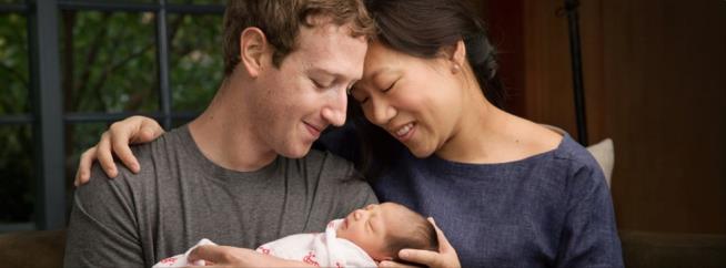 Zuckerberg Welcomes Baby Girl With Huge Donation