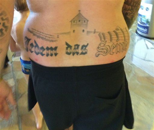 Death Camp Tattoo Could Send German to Jail