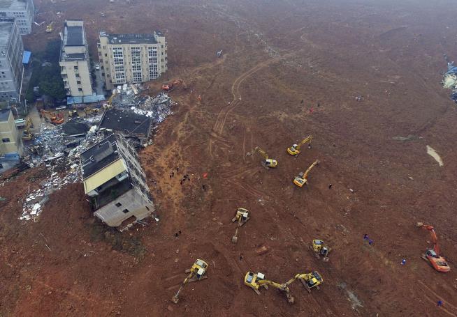 91 Missing After Landslide Buries Industrial Park