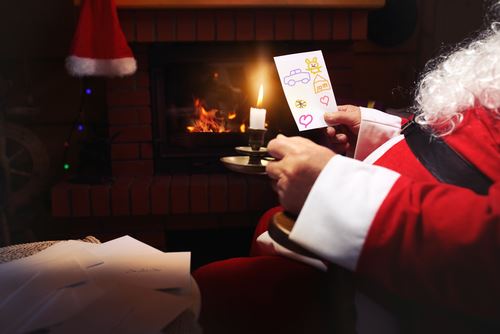 Man Opens Fireplace, Finds Century-Old Letters to Santa