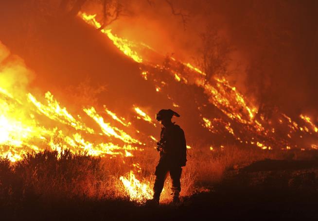 California Fire Shuts Down Part of the 101