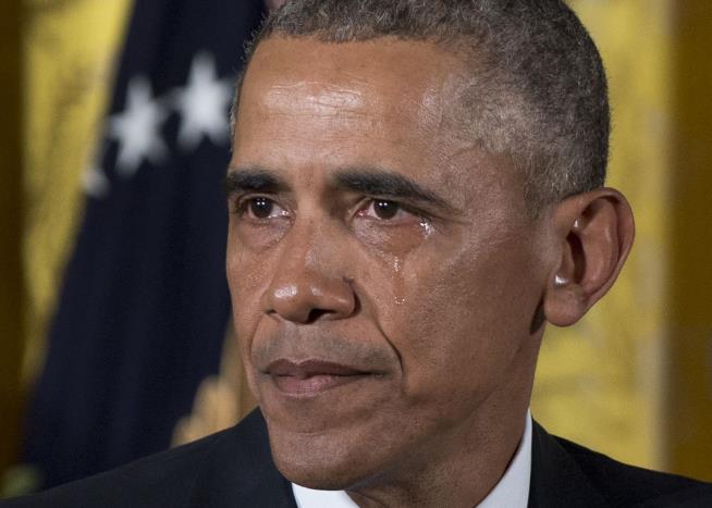 Trump: Obama's Tears Were 'Sincere'