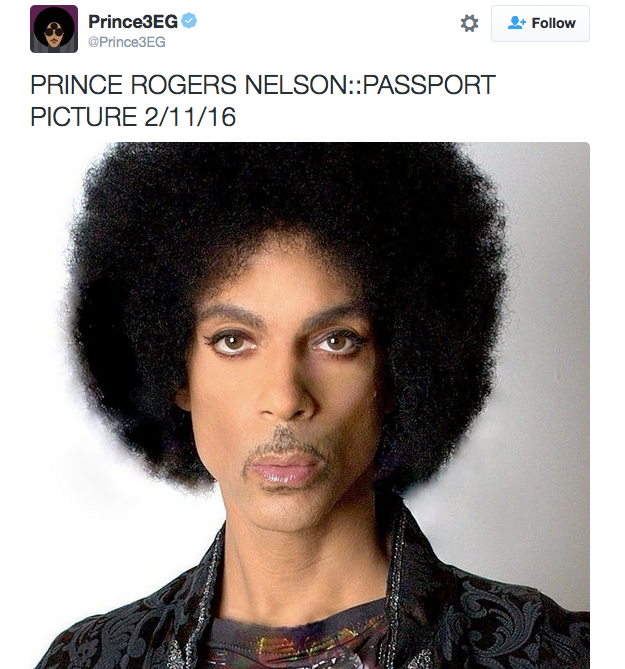 The Internet Loses It Over Prince's Passport Photo
