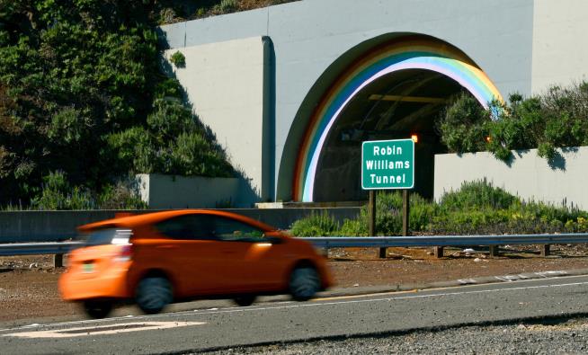 Rainbow Tunnel Now Officially Named for Robin Williams