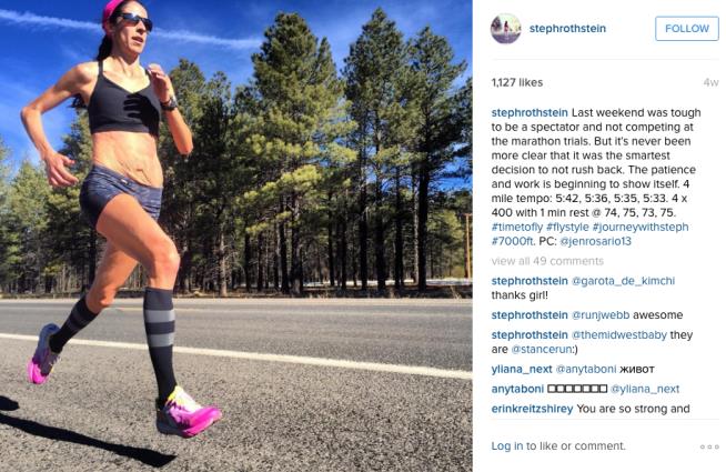 Pro Runner Inspires With Post-Pregnancy Instagram