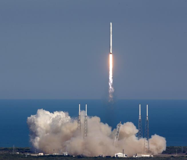 SpaceX Lands First Rocket at Sea