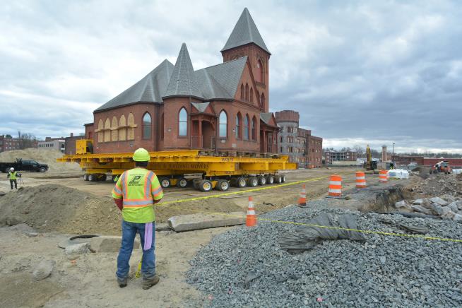 129-Year-Old Church Moved to Make Way for Casino