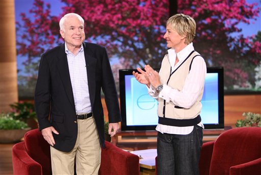 Ellen to McCain: Walk Me Down the Aisle?