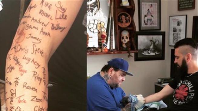 120 Kids' Suicide Notes Lead to This Musician's Inked Arm