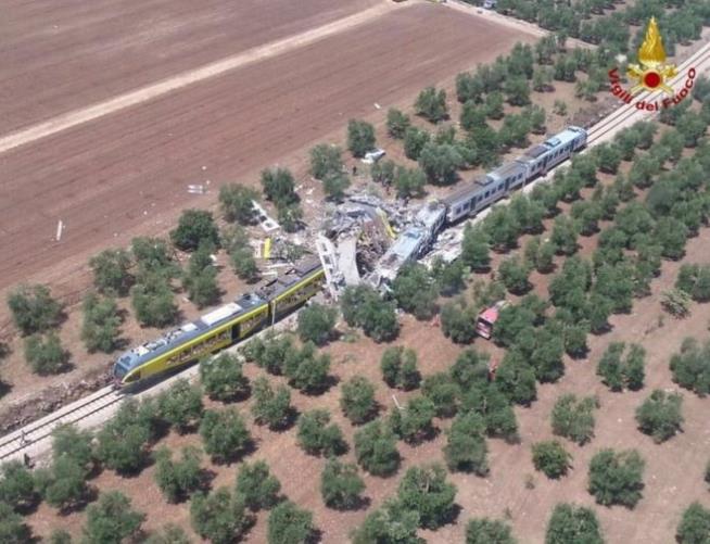At Least 12 Dead in Head-On Train Crash