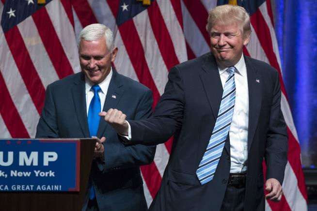 America Gets Its First Look at the Trump-Pence Ticket