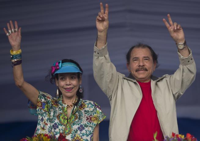 Nicaraguan Prez's Running Mate: His Own Wife