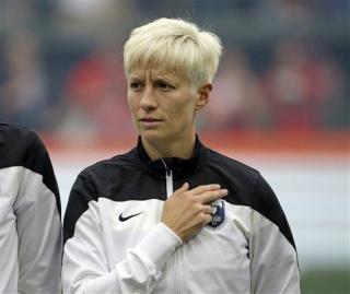 US Soccer Star Kneels for National Anthem