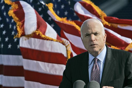 'Celebrity of Power' Lured McCain From Navy to Capitol