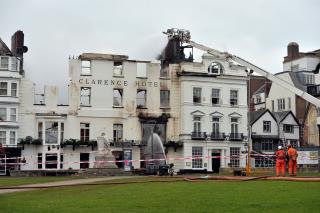 England's Oldest Hotel Destroyed in Massive Fire