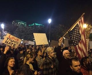 112 Trump Protesters Arrested. At Least 39 Didn't Vote at All