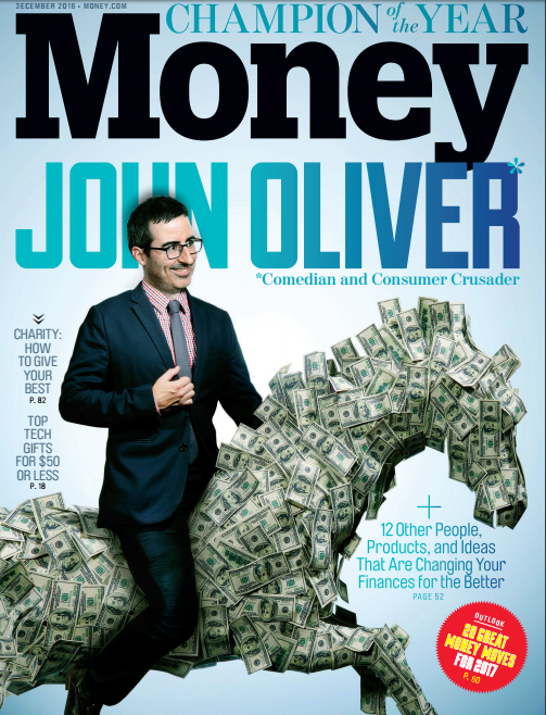 John Oliver Is 2016's 'Financial Crusader'