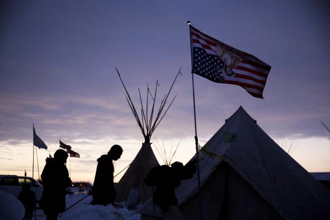Fearing 'Trick,' Standing Rock Protesters Defy Call to 'Go Home'
