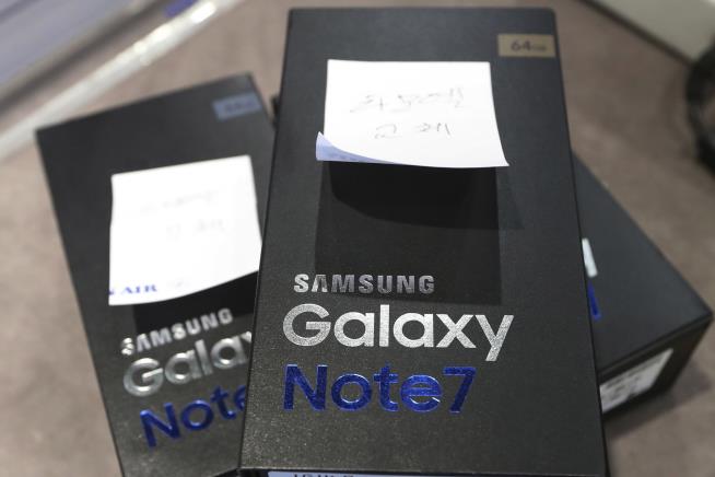 Samsung Galaxy Note 7 Prank Causes Trouble in the Skies