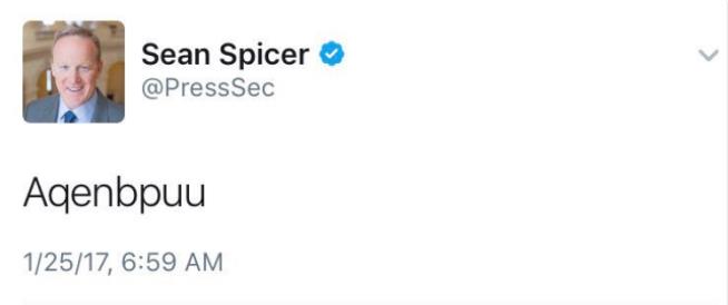 Anyone Know What This @PressSec Tweet Means?