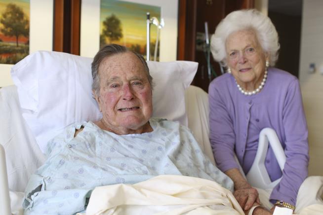 Bush Senior Is Out of Hospital