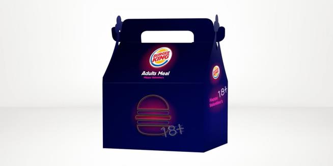 Burger King Offers 'Adult Toys' With Adults-Only Meal