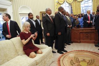 Kellyanne Conway Addresses That Couch Photo