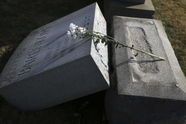 Another Jewish Cemetery Vandalized