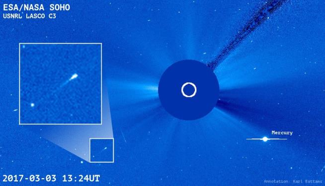 New Comet Discovered...Just Before It Smashes Into Sun