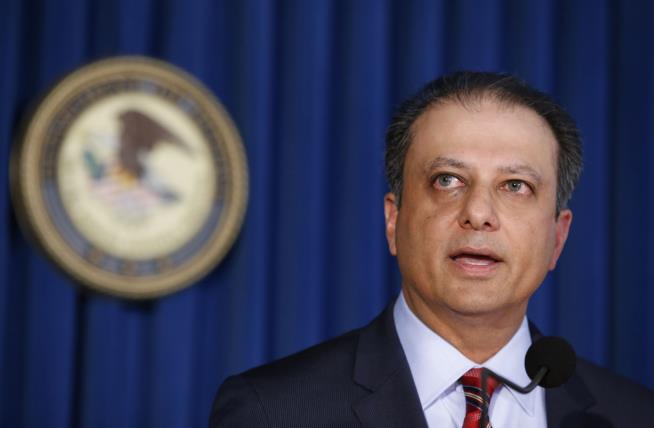 Ousted US Attorney Bharara Isn't Going Quietly