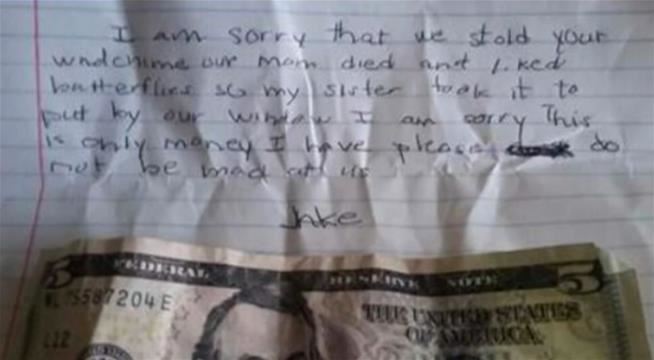 Woman Finds Boy Who Left $5, Sad Note
