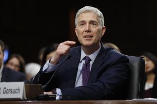 Gorsuch: I'd Have No Trouble Ruling Against Trump