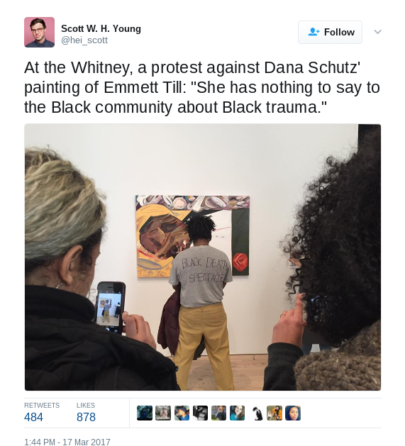 Painting of Emmett Till's Body by White Artist Draws Protests
