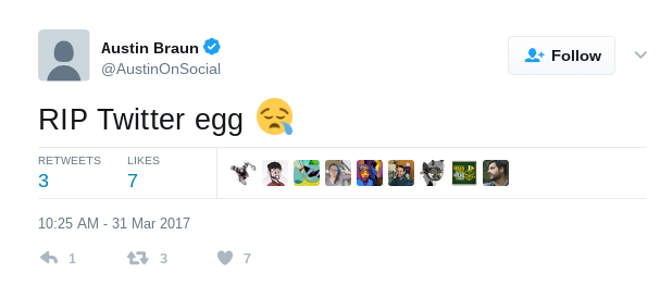 The Age of the Twitter Egg Is Over