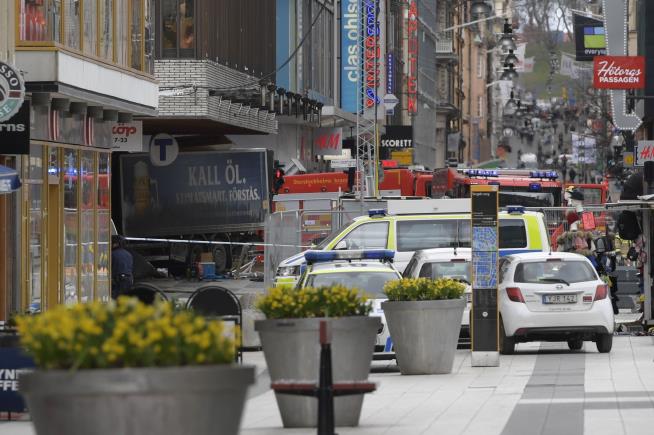 At Least 3 Dead After Truck Slams Into Store in Stockholm