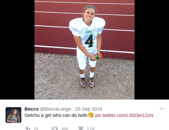 1st Woman Gets Scholarship to Play Div. II College Football