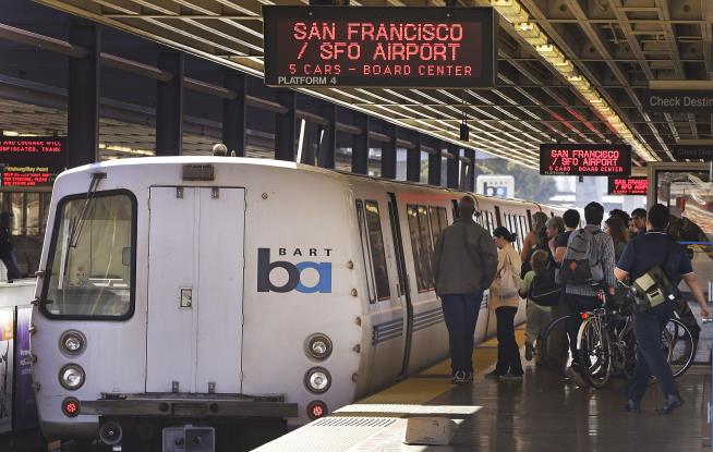 Up to 60 Teens Swarm Bay Area Train, Rob Riders