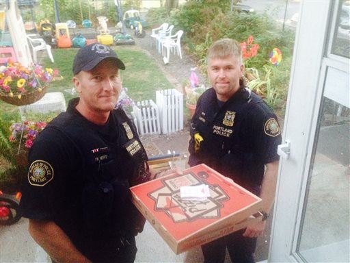 After Crash, Cops Deliver 'Shaken Yet Edible' Pizza