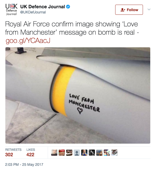 Message to ISIS on British Bomb Riles Internet