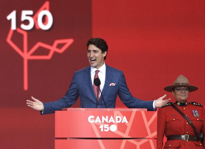 In Canada Day Speech, Trudeau Forgets Part of ... Canada