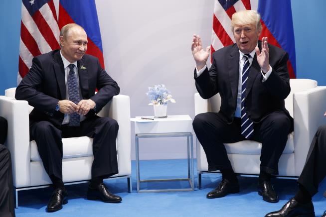 Trump Slams 'Sick' Reports of 2nd Putin Meeting