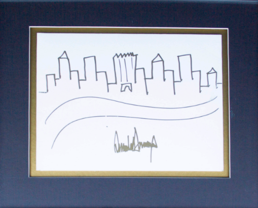 Trump's Doodle Sells at Auction for $29K