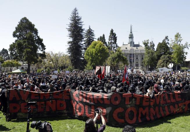 14 Arrested as Berkeley Protest Turns Violent