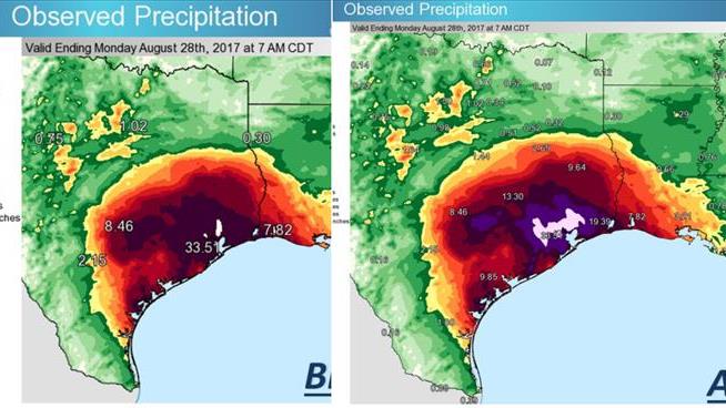 Thanks to Harvey, New Map Colors Needed to Track Rain