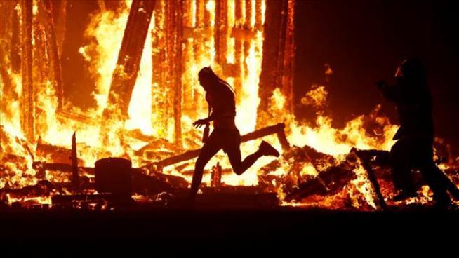 Man Dies After Running Into Burning Man Blaze