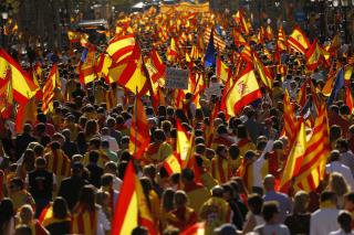 Thousands Rally in Barcelona— Against Secession