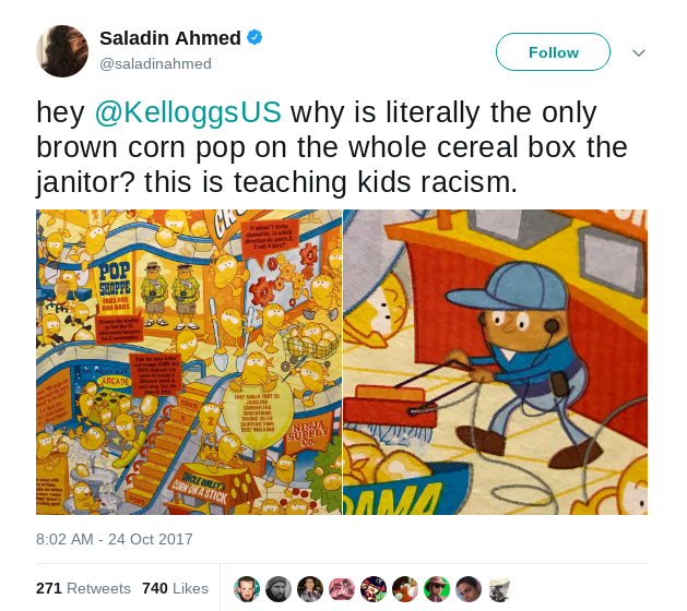 Kellogg's Corn Pops Accused of Racism