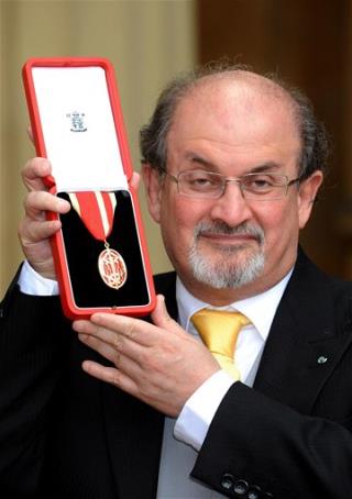 That's Sir Salman Rushdie
