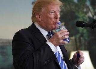 Water Break Overshadows Trump's Speech on Asia Trip