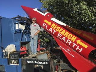 Flat-Earth Believer Cancels Launch in Homemade Rocket